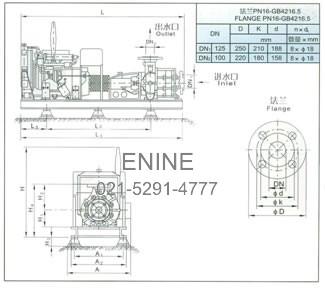 Structure Of 40/45 L/S Xbc Type Diesed Engine Fire Pump