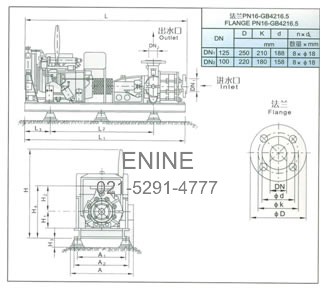 Structure Of 50/55 L/S Xbc Type Diesed Engine Fire Pump