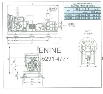 Structure Of 60/65 L/S Xbc Type Diesed Engine Fire Pump