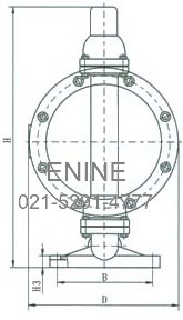 Engineering Plastic diaphragm pump diaphragm pump Drawing 1