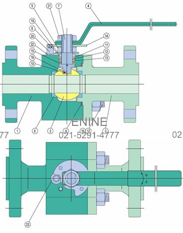 Materials of Forged Steel Floating Ball Valves