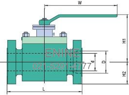 Dimensions of Top Entry Ball Valves