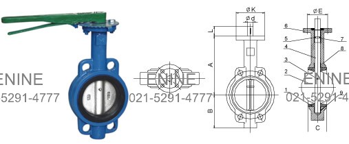 Cl 150 Lb Rubber Seated Butterfly Valves