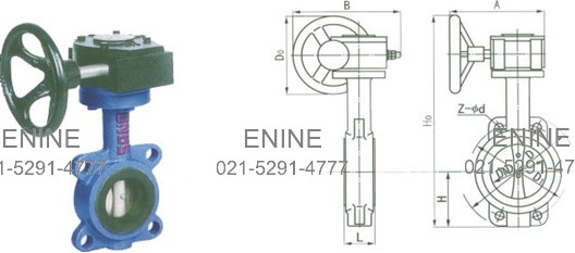 Wafer Rubber Seated Butterfly Valves