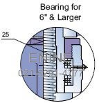 Dimensions and Weights: Bearing for 6" & Larger