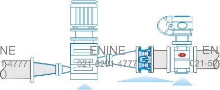 Typical installation of Silent Operating Valves For Air And Gas Pipeline Systems