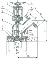 TY45 type upward Discharge valve structure