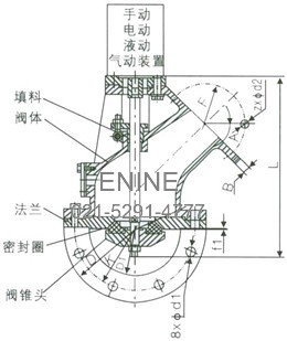 DF J745F Hydraulic Control Feeding Valve general drawing