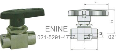 PN 6.4 MPa-Female NPT Ends-Straight Pattern-Dimensions