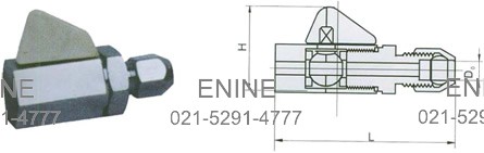 QY-2 Socket type ball valve diagram