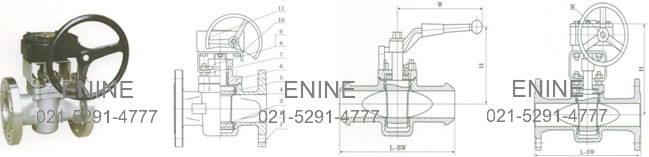 DIN Flanged Sleeved Plug Valves