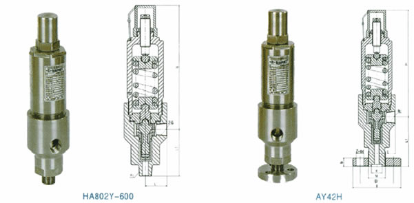 AY42H/HA802Y安全溢流阀