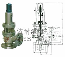 A40Y-16/25/40/64/100C/P/R/Ｉ带散热器弹簧全启式安全阀