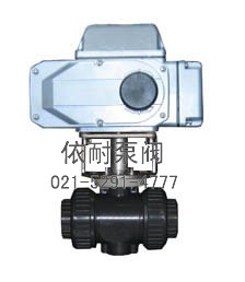 型号：UPVC  UPVC耐腐蚀电动球阀