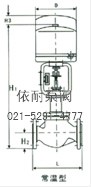 ZDLP、ZDLM型电子式电动单座、套筒电动调节阀 结构图1