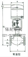 ZDLP、ZDLM型电子式电动单座、套筒电动调节阀 结构图1