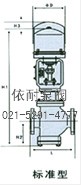 ZDLQ/ZDLX型电子式三通合流、分流电动调节阀结构图1