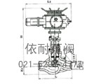 J961Y电站用铸钢电动对焊截止阀 缩略图