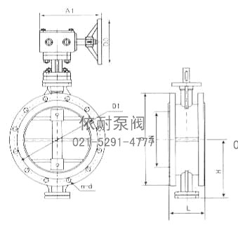 RD343F-16-C/P/R法兰式硬密封碟阀