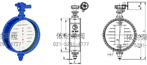 TD6341W电动通风蝶阀 外形尺寸图
