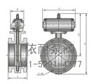 D641X/F/J/H/S法兰式气动(衬胶)脱硫蝶阀 缩略图