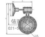 D341X/F/J/H/S法兰式(衬胶)脱硫蝶阀缩略图