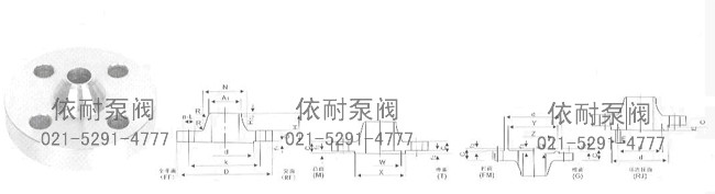 HG20595-97 pn6.3MPa(63bar)带颈平焊钢制管法兰 