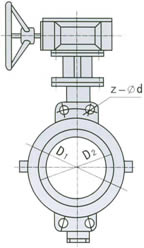  D71/371F46/F3-10/10C/10P    ANSI:125Lb /150Lb 外形尺寸图1