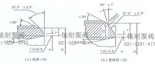 对焊同心.偏心异径管结构图