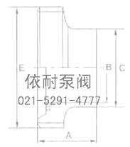 卫生级螺纹接头 结构图