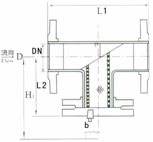 T型直流式过滤器 结构图