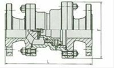 Y43X-10/16 固定比例式减压阀 外形尺寸图