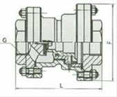 Y13X-10/16 固定比例式减压阀 外形尺寸图