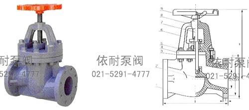 法兰式截止阀