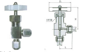 QJ-1B角式气动管路截止阀1