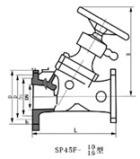 SP45数字锁定平衡阀 结构图