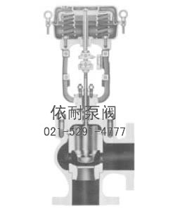 型号：CV3000-HAA  普通角型气动调节阀