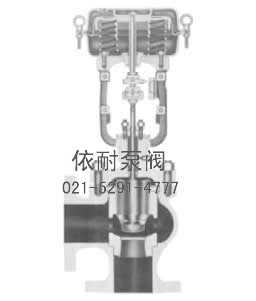 型号：CV3000-HA(B)V  文丘里角型气动调节阀