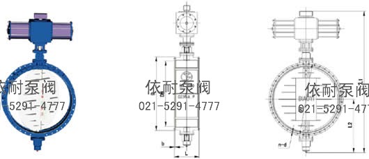 型号：TD641W  通风气动蝶阀