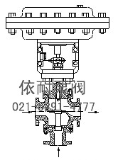 三通合流调节阀