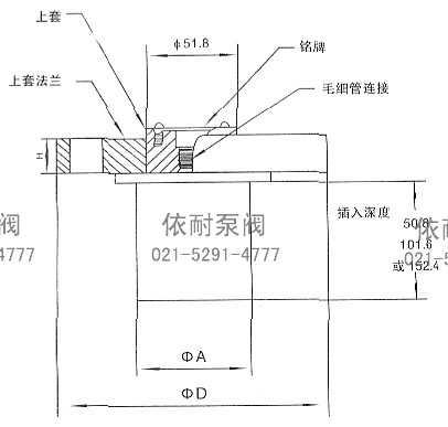 1199EFW型安装结构图