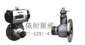 Q641气动放料球阀