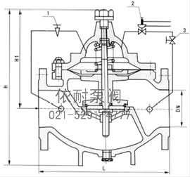 800X 压差平衡阀 结构图