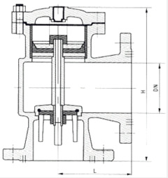 H142X 液压水位控制阀 结构图
