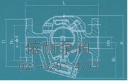 CS1/45H自由半浮球式蒸汽疏水阀 外形尺寸图