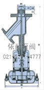  气动罐底调节阀 结构图