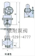 气动活塞式快速切断阀 外形尺寸图4