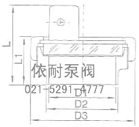 Y型卫生级不锈钢罐视镜灯 结构图