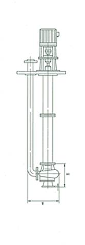FY液下泵 外形及安装尺寸图1