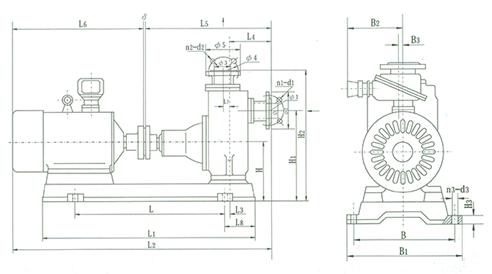 CYZ-A自吸油泵 外形图